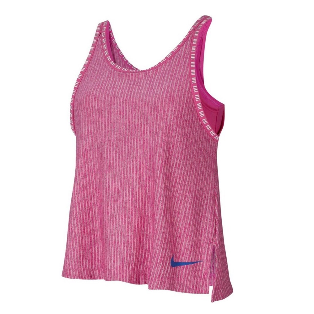 NIKE GIRLS’ 2-IN-1 DRI-FIT TRAINING TANK TOP
